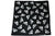 Square Black Skull and Crossbones Bandana